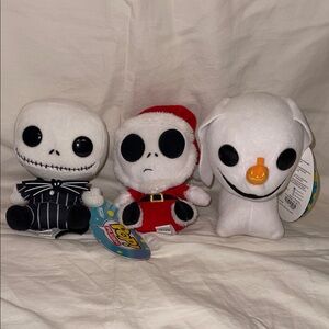 Pop Nightmare Before Christmas Plush Toy Set - Jack Skellington and Zero